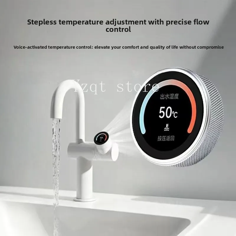 AI customized 1.28-inch smart rotary switch faucet kitchen and bathroom accessories waterproof dialogue Bluetooth control knob