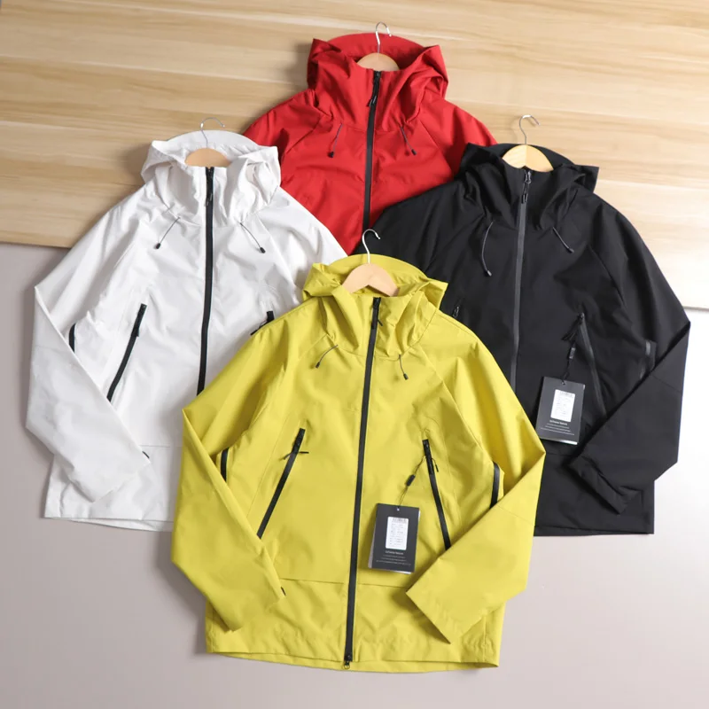 

Outdoor Men's Faionable Windproof Hooded Jaet Sportswear Autumn Spring Stand Fit Long Sve Urban Sle Casual Coat