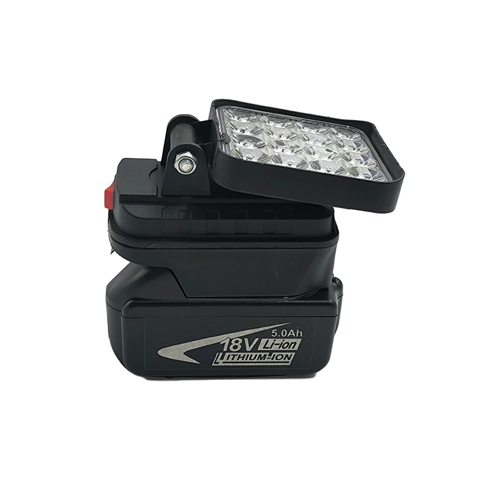 3-Zoll-Taschenlampe, kabelloses LED-Arbeitslicht für Makita 18 V BL1430 BL1830 Li-Ionen-Akku, Notfalllampe, Camping, Baustellenbeleuchtung – Detail 3