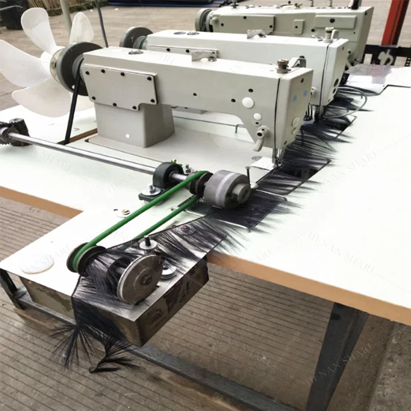 Automated Weave Weaving Hair three head Machine Hair Weft Weaving Sewing Machine