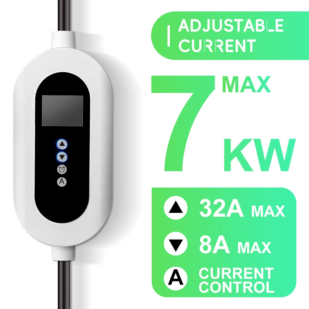 E-mingze-cargador rápido para uso doméstico, dispositivo de carga rápida de 7kW, GBT ev