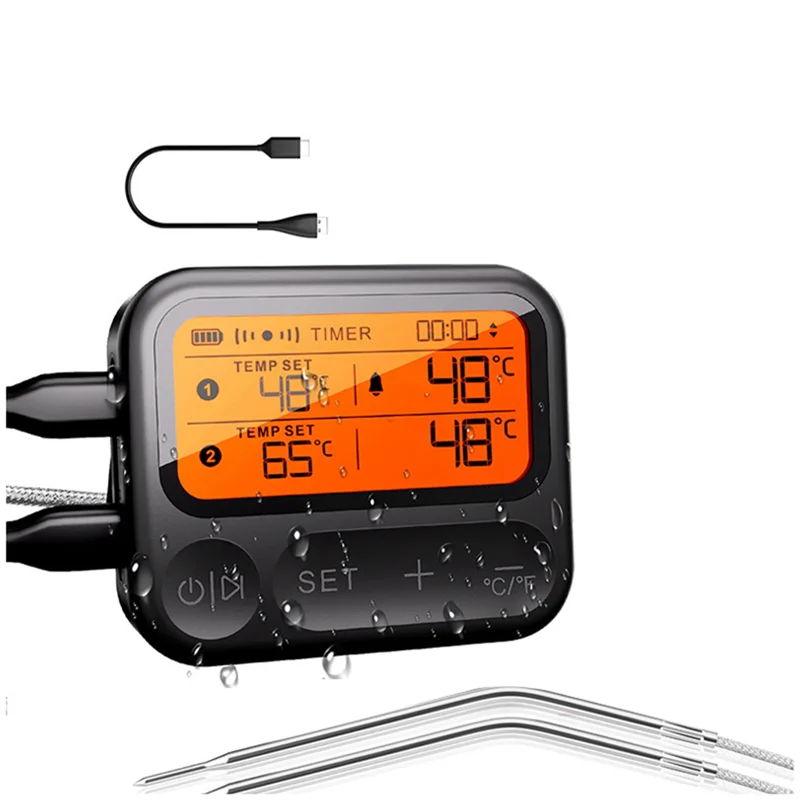 

ABWZ-Meat Thermometer Digital Meat Thermometer For BBQ Oven Grill Rotisserie Household Thermometers