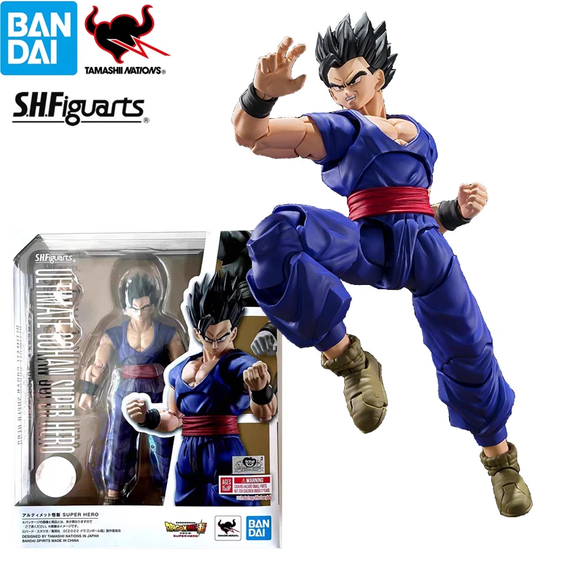 

Dragon Ball Action Figure Son Gohan Original BANDAI BANPRESTO S.H.Figuarts Goku Anime Action PVC Model Toy Gift 14cm In Stock