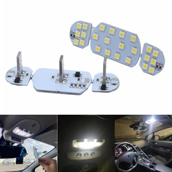 Eonstime 12V 6pcs/set Car Auto Led Interior Dome Reading Light Lamp for PEUGEOT 206 307 308 3008 408 508 CITROEN C5
