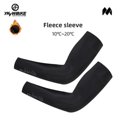 YKYWBIKE Warm Fleece Bicycle Arm Sleeves for men Sports Arm Sleeve Winter Arm Warmers Cycling Italy MITI  Biking Compression