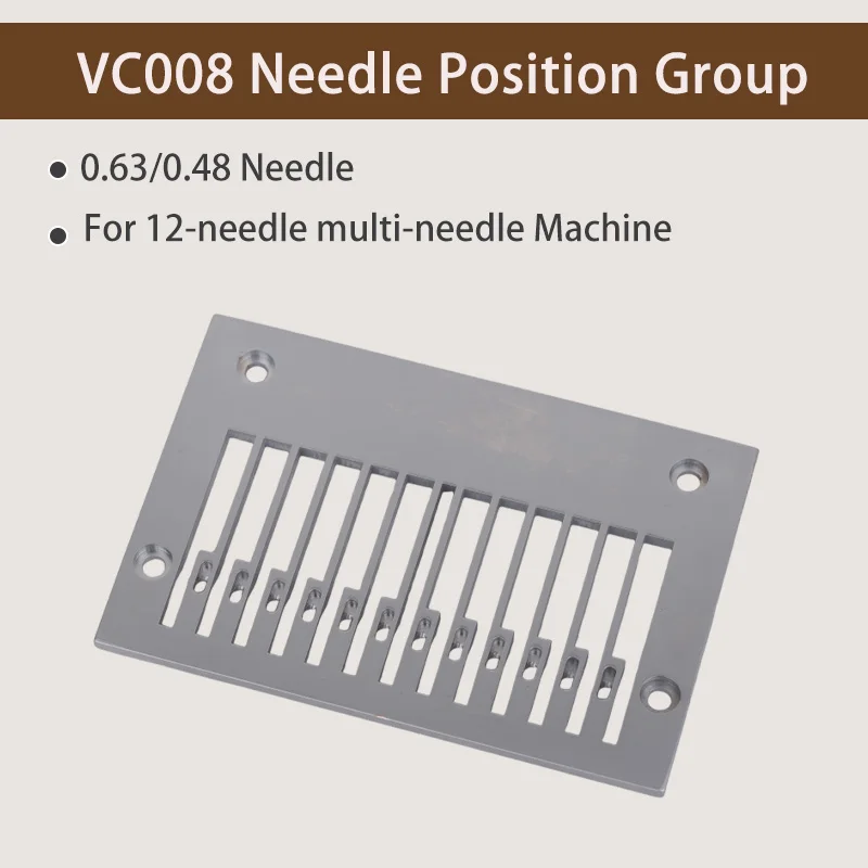 VC008 12-needle multi-needle Machine Needle Position Group 1/4 3/16 multi-needle Machine 0.63/0.48 Needle Rubber Wheel