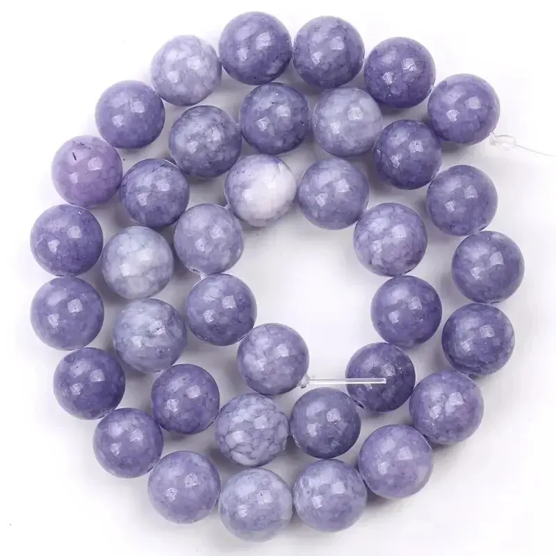 Natural Angelite Stone Loose Beads For Jewelry Making Diy Bracelets Necklace 15