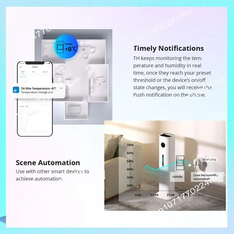 

A17Z TH Elite 20A Умный переключатель контроля температуры и влажности ЖК-экран Модули автоматизации умного дома
