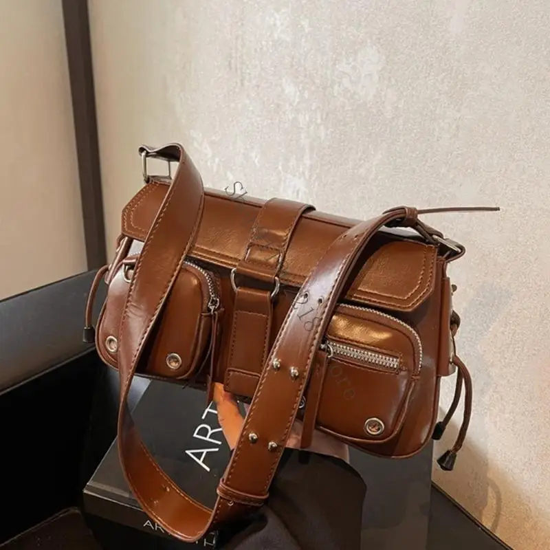 

Women Bag Aesthetic Shoulder Bag Elegant Wallet Purse PU Leather Crossbody Bag Armpit Bag Commuting Bag for Everyday 066F