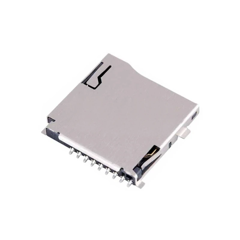 Standard Micro SD Card Holder T-Flash TF Card Holder External Soldering Patch Self-Ejecting Card Holder PUSH Self-Ejecting