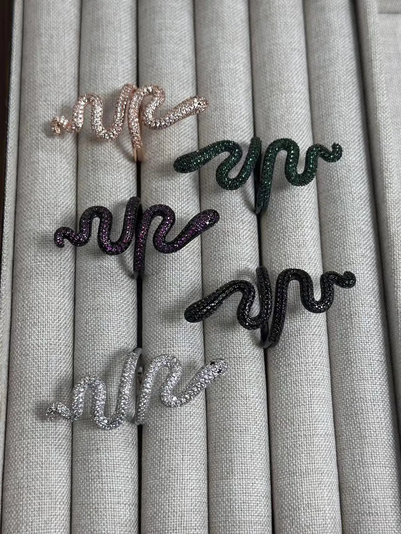 Mildew Taylor Swift Snake Ring Simple Original Design Luxury Ins
