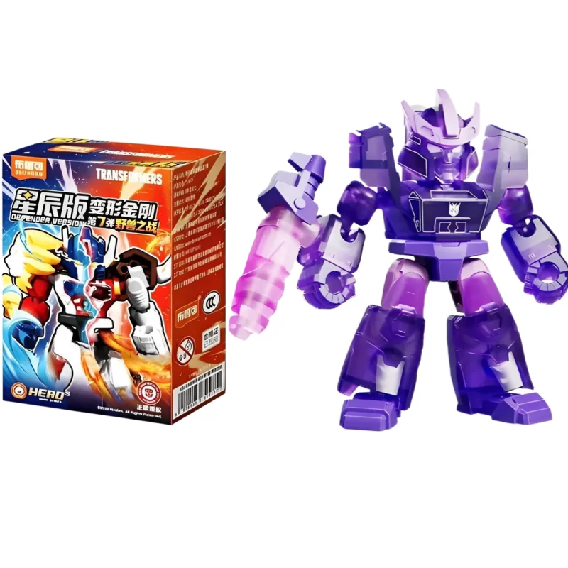 BLOKEES Transformers Starlight Edition 7th Set Modular Toy Blind Box, Movable Doll, Poseable for Display and Collection Model image 3