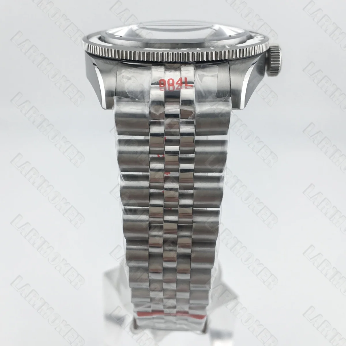 ตัวเรือนสแตนเลส BB58 สีเงินขนาด 39 มม. เหมาะสําหรับการเคลื่อนไหว NH34 NH35 NH36 ETA2824 PT5000 พร้อมกระจกแซฟไฟร์ทรงโดม