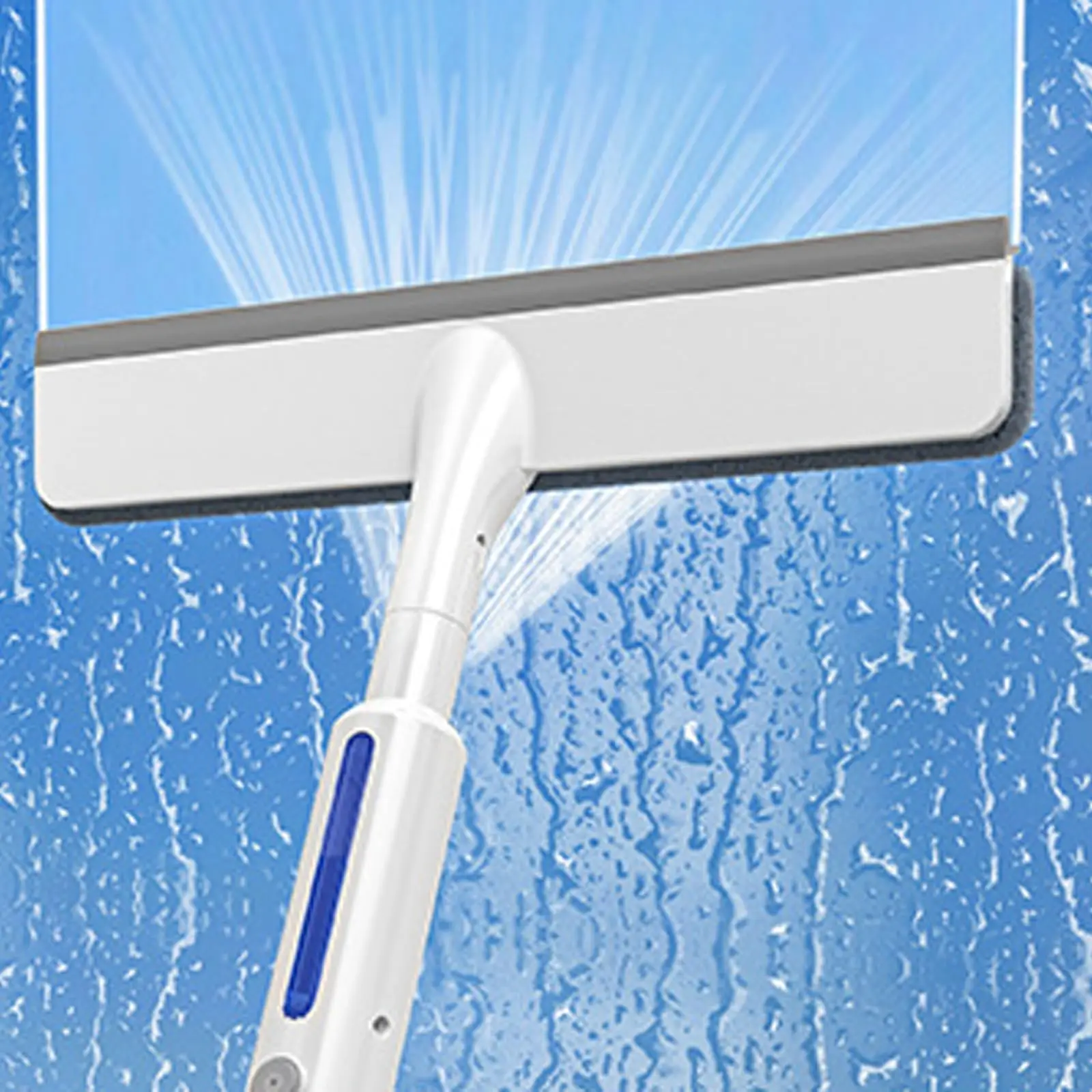 Squeegee for Window Cleaning with Spray and 3 Pads,2024 New Window Cleaner Tool,Double Sided Window Cleaner with Long Handle