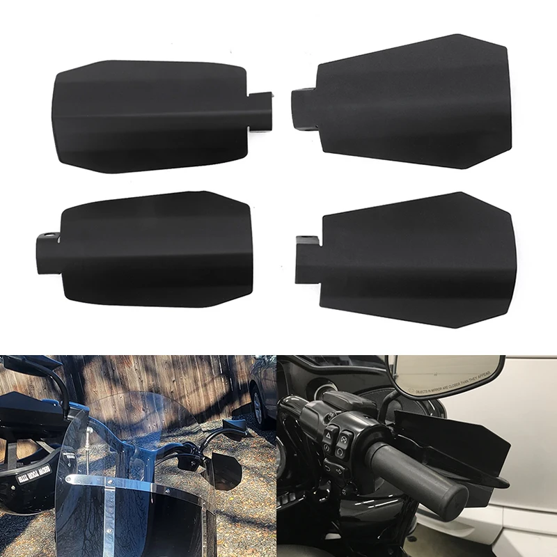 

Motorcycle Matte Black Handle Bar Hand Guards Handguards Protectors For Harley Sportster XL Dyna Baggers Wind Falling Cover