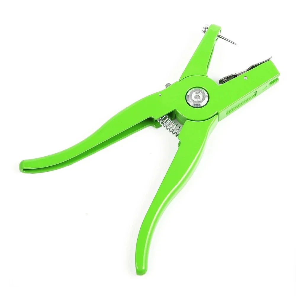 Pinze per etichette auricolari per bestiame Dispositivo di controllo Pinze per spine per orecchie in metallo Pigne Mucca Pecora Coniglio Identificazione degli animali Forniture per l'allevamento