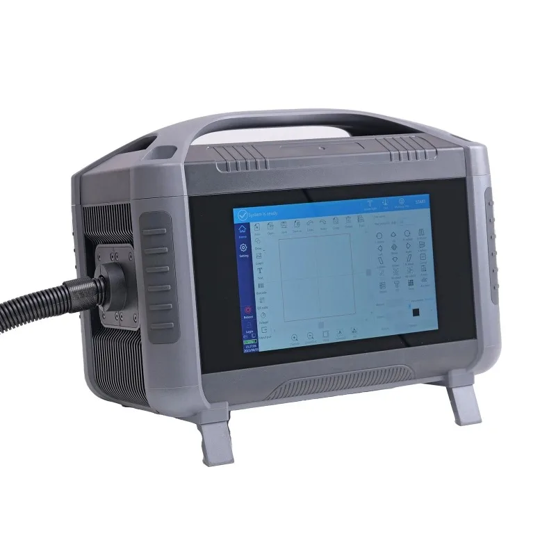 30W Handheld Portable Laser Marking Machine with 100mm lens Laser Marker