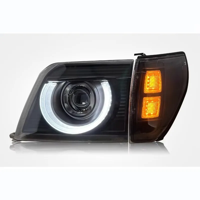 Dedicated for Toyota LED Headlight Assembly 4000k New Modified for Prado 1996-2002 LC90  Modified LED Lens