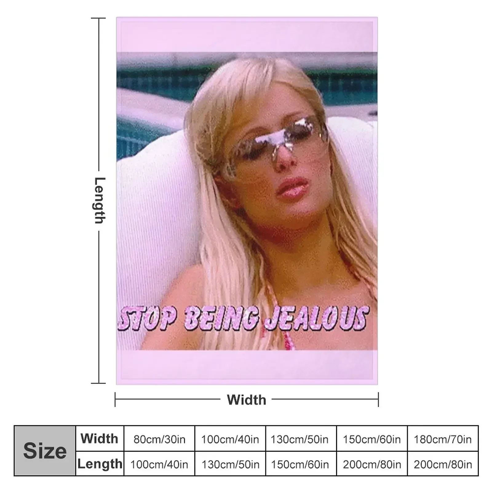 stop being jealous Throw Blanket Soft Beds Beautifuls Luxury Throw valentine gift ideas Blankets
