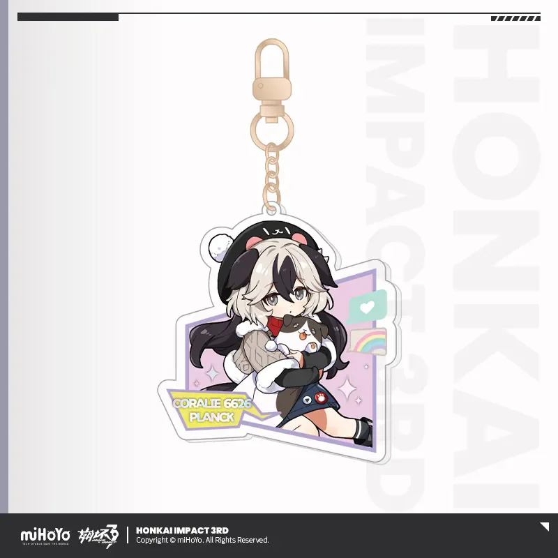 HonkaiImpact3rd Official The second part of the little bitty tea party series of acrylic pendants game peripheral creative small