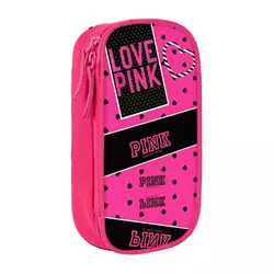 Pink Cool Fashion Cool Aesthetic (11) Pencil Case Zipper Pencil Pouch Girls Boys Lovely Big School Pencil Cases Supplies