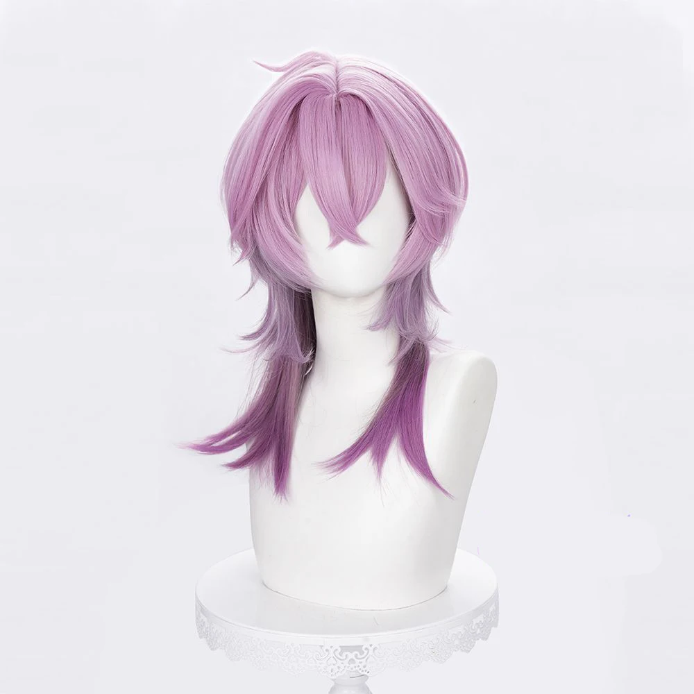 Pelucas de Cosplay Durin, espectáculo de Halloween Genshin Impact, peluca de Cosplay Durin, peluca de fiesta de pelo sintético resistente al calor + gorro de peluca