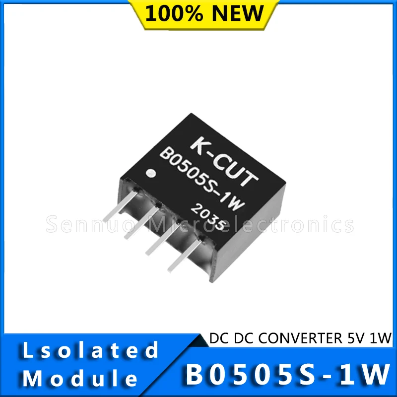 1PCS New original DC-DC Isolation Power Module B0505S-1W B0505S B0505 SIP-4 5V to 5V Isolated Module /DC /DC CONVERTER 5V 1W