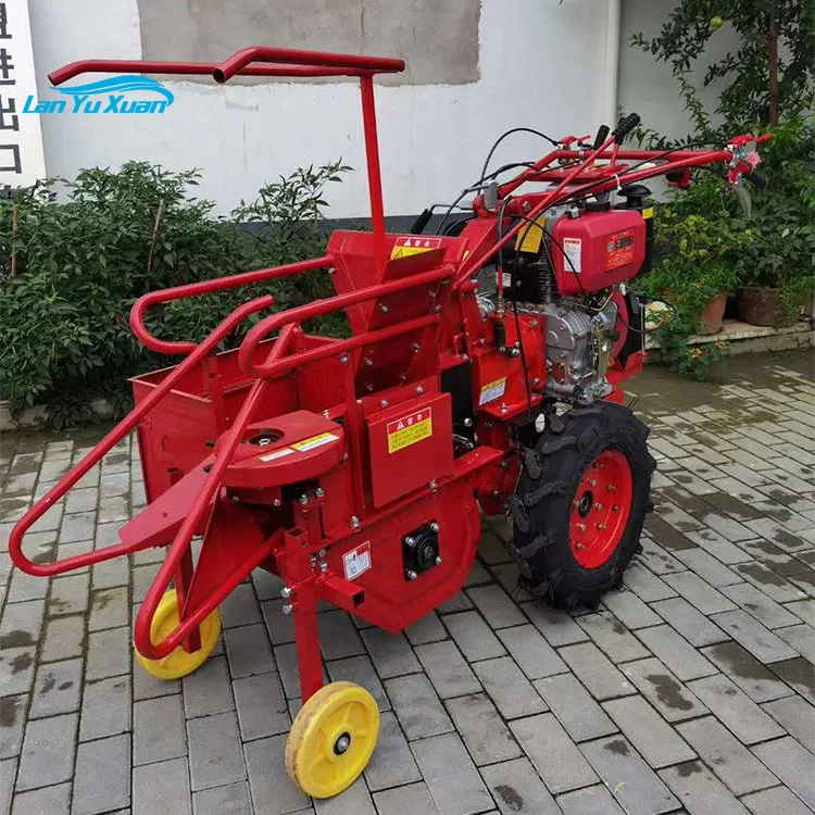 Mini moissonneuse de maïs à une rangée, moissonneuse-batteuse, type à pied, vente chaude, vers le Pakistan