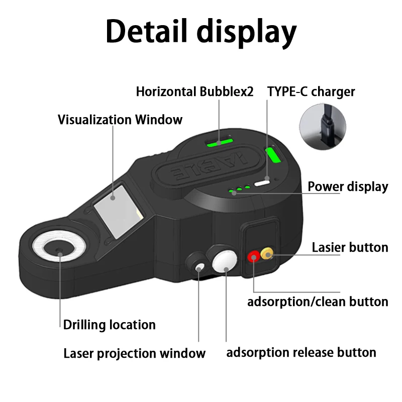Powerful Cleaner Dust Collect SG1602 13Kg Suction 35ml Visual Dust Box USB Type C Univeral Electric Hammer Drill