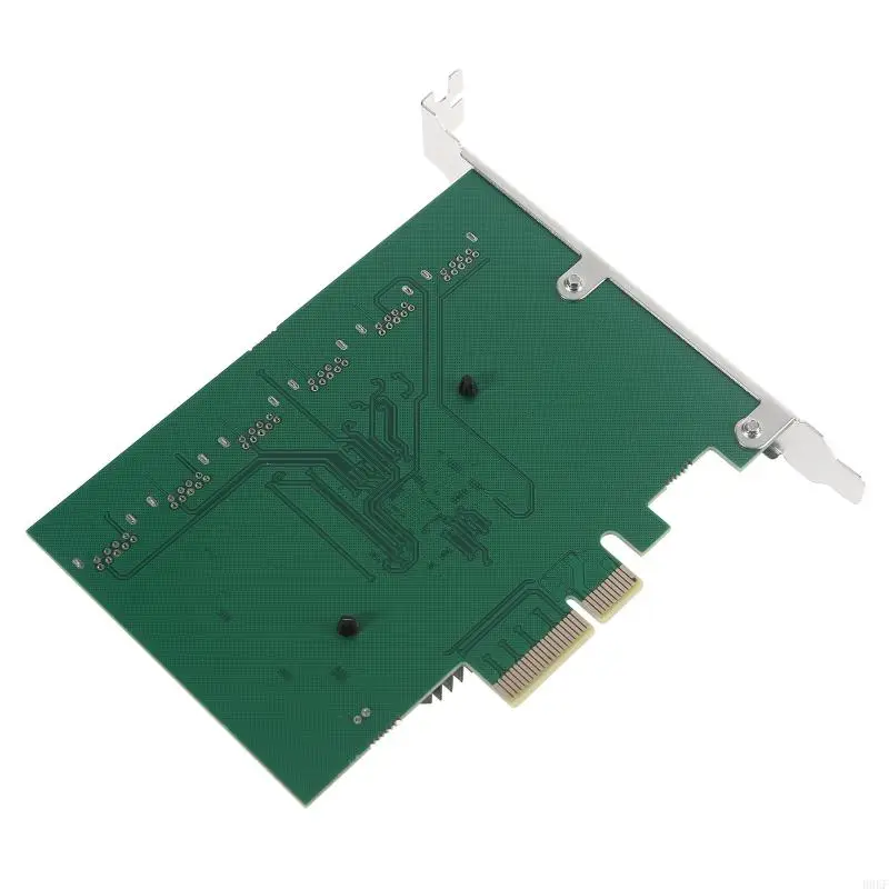 B0KF Mining PCI-E Extender Riser Card 1 to External 6 USB Adapter 16x Slots Card PCI-E Adapter Riser Card