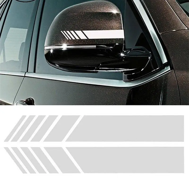 Car Styling Rearview Mirror Stickers for Peugeot 208 107 206 306 307 308 2008 3008 4008 5008 RCZ Citroen C1 C2 C3 C4 C5