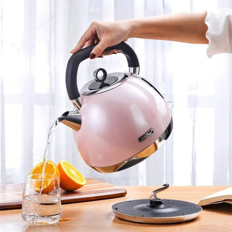 Pink Electric Kettle 220V/1800W/1.8L Automatic Power-off Household samovar авточайник hervidoras de agua eléctrica غلاية ماء