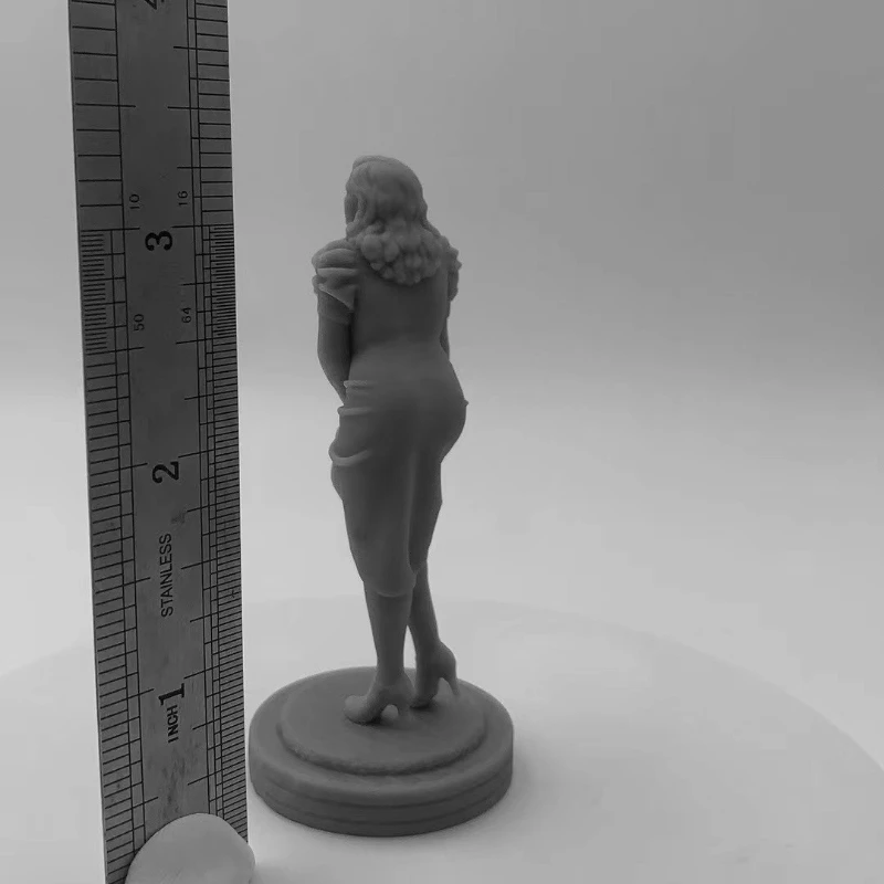 Figura de resina a escala 1/24, modelo de soldado Sexy, agente Carter, regalo de juguete Diy, sin montar y sin colorear, envío gratis, 75mm