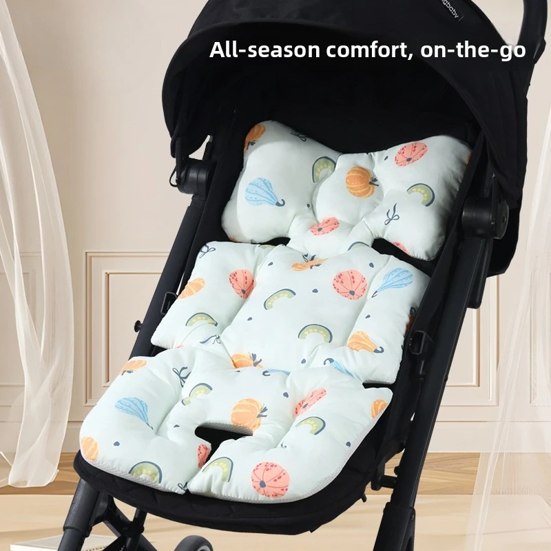 Universal Baby Stroller Cushion Soft Cotton Pad Winter Warm Seat Mat For Walker High Chair All Season