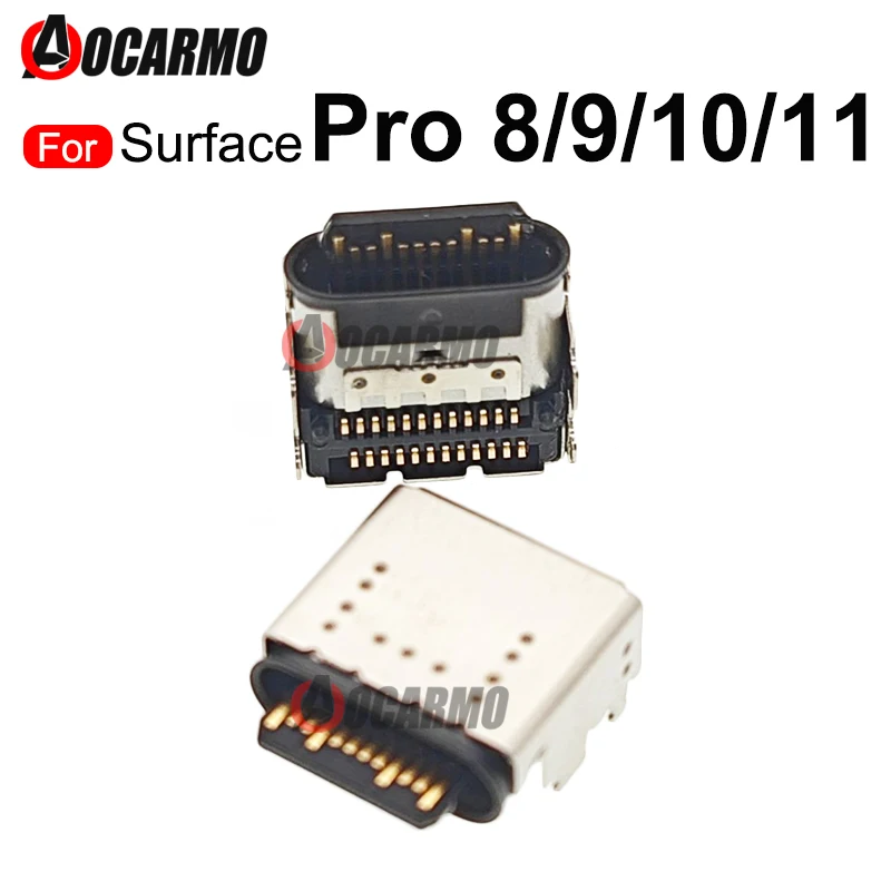 1 Uds USB-C puerto de carga conector de base pieza de repuesto para Microsoft Surface Pro 11 10 9 Pro9 Pro8