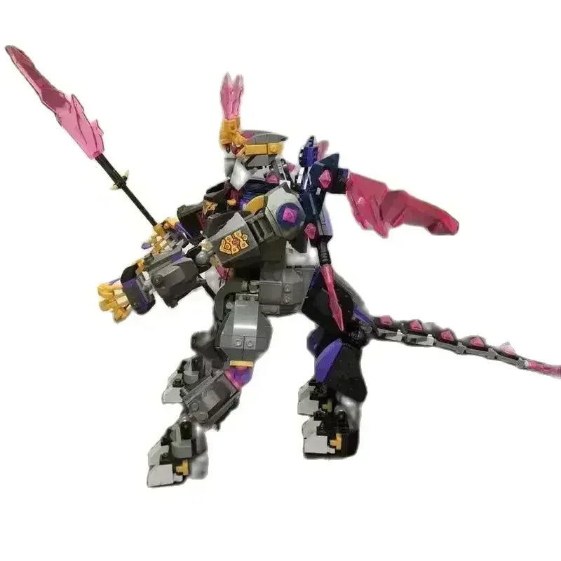 

Crystal King Mech model building blocks Birthday gift Christmas gift