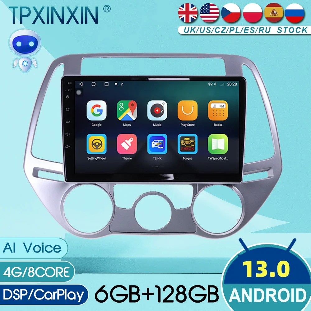 

Navirider 9 inch Android 13 Screen For Hyundai H1 2016 2017 2018 2019 Car Radio Multimedia Video Player Navigation GPS Head Unit