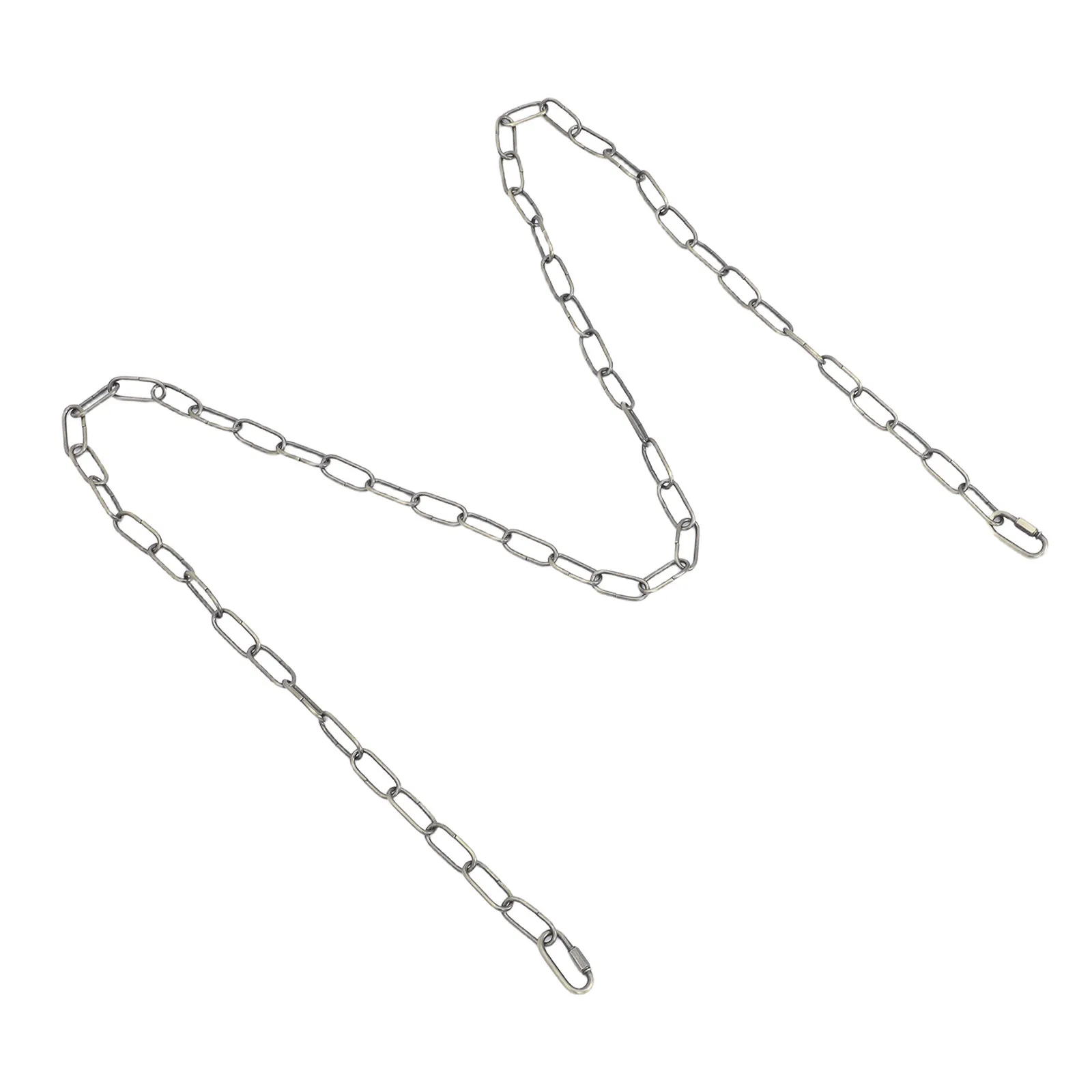 1Set Crystal Decorative Chain for Hanging Lamps Heavy Iron Pendant Fixture Chain with Detachable Links for Living Office