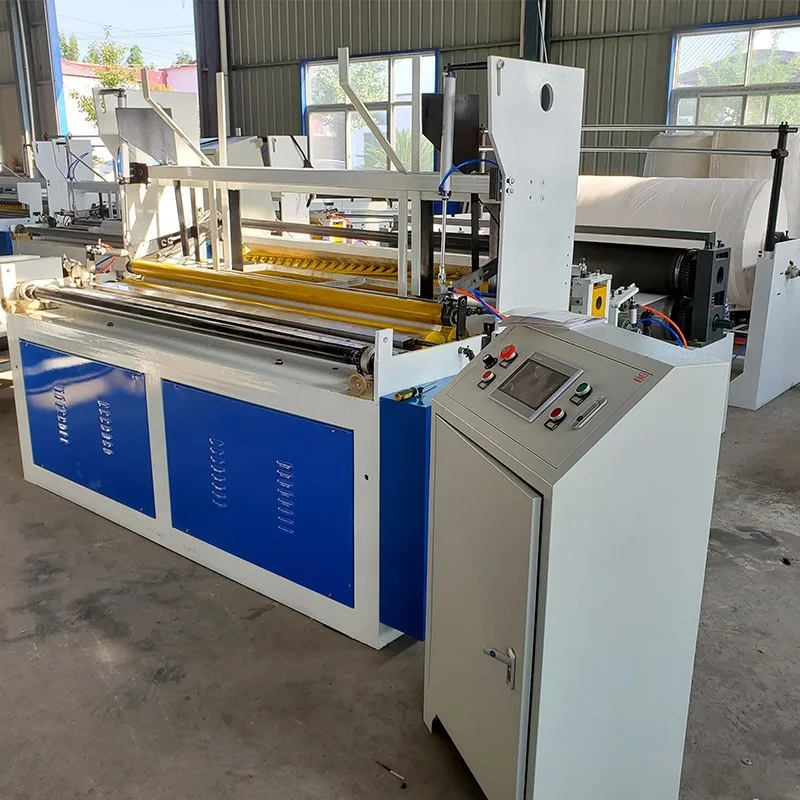 Fully Automatic Small Toilet Paper Making Machine Toilet Roll Production Line Tissue Manufacturing Equipment Customizable FOB