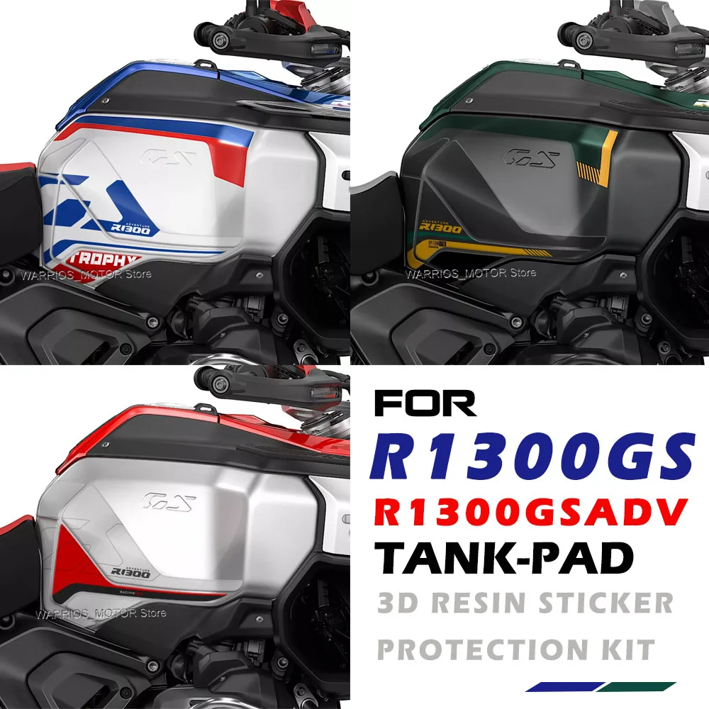 R 1300 For BMW R 1300 GS ADV R1300GS Adventure Tank Pad Motorcycle 3D Resin Sticker Protection Kit 2024 2025