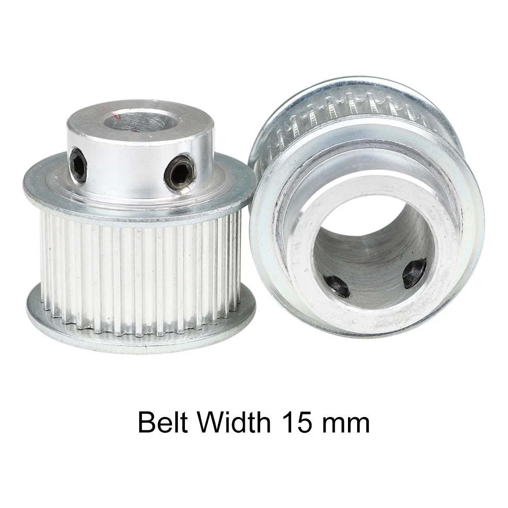 3M 45T 46T سبيكة بكرة BF شكل الملعب 3 مللي متر بكرة عجلة حزام عرض 6/10/15 مللي متر تتحمل 6/8/10/12/14/15/16/17/19/20 مللي متر لجزء المحرك #6