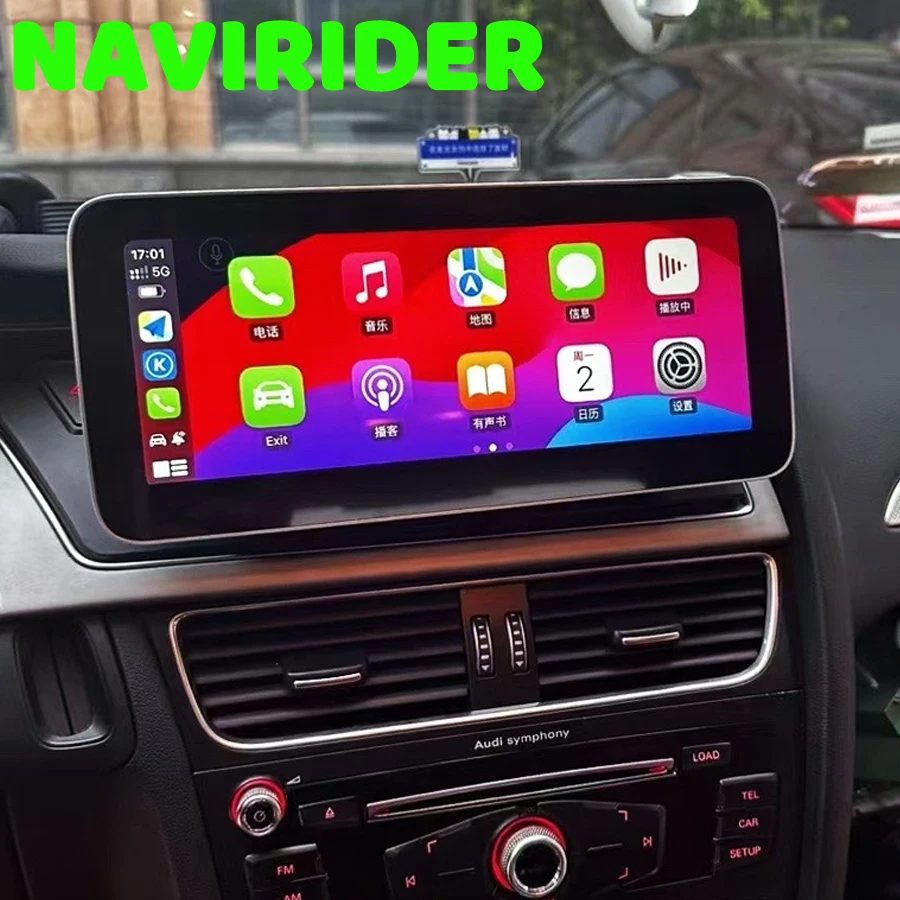 

12.3 inch Multimedia Player Wireless Screen For Audi A4L A5L 2009-2016 CarPlay Android Radio Stereo GPS intelligent Head Unit
