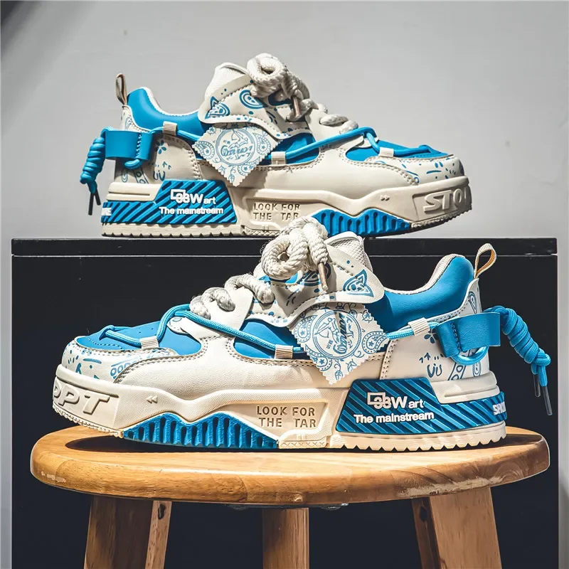 Spring Casual Shoes Mesh Sport Sneakers Breathable Outdoor Branded Men Sports Shoes 2025 Zapatillas De Hombre Fashion