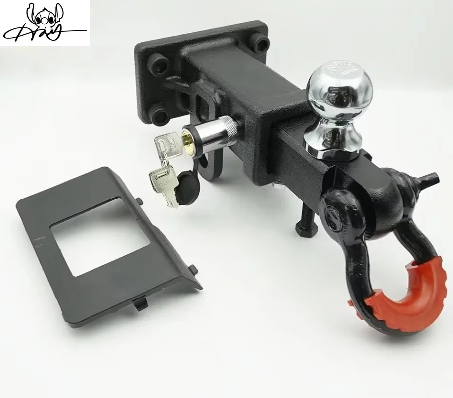 New High Strength Stainless Steel Black Trailer Hook Tractor for Tank 300 SUV Off-Road Modification/Upgrade Performance