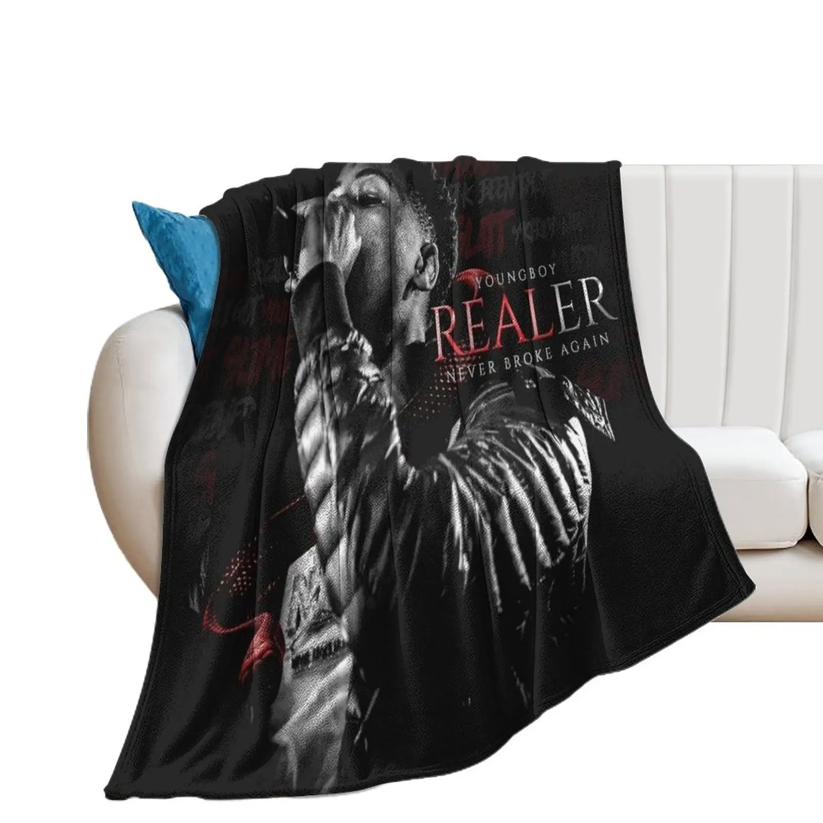 YoungBoy Never Broke Again - Realer Throw Blanket christmas gifts Soft Blankets