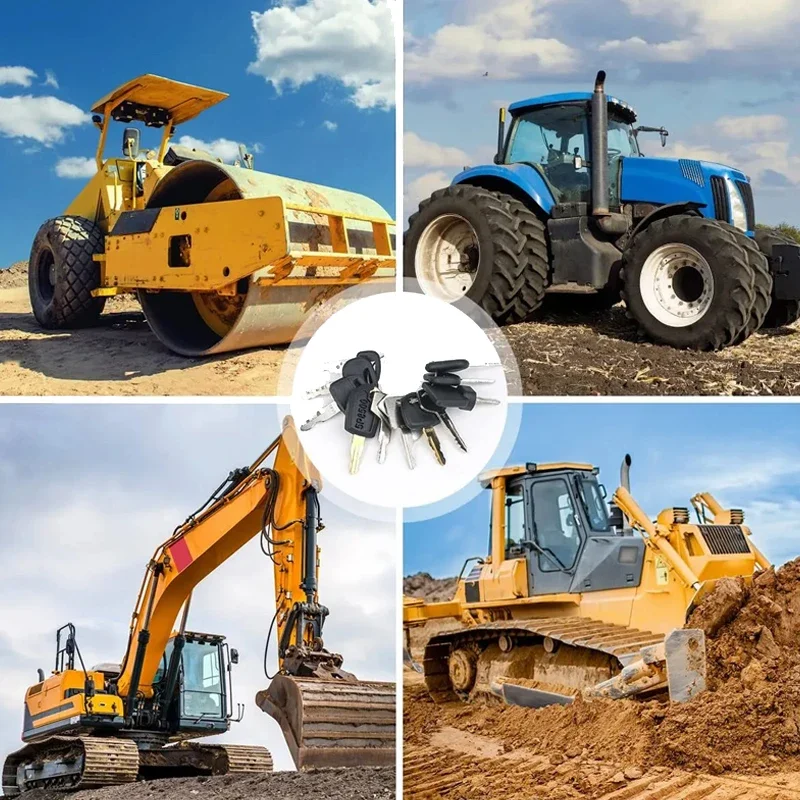 12 قطعة 301/787/H800/5P8500/K250/14607/H806/D250/777/606 مفتاح إشعال رئيسي لآلات النباتات الزراعية الثقيلة حفار جرار