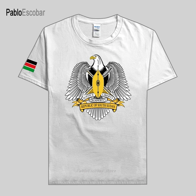 South Sudan men t shirt fashion new jersey nation team cotton t-shirt gyms clothing tees country sporting tshirt Sudanese SSD