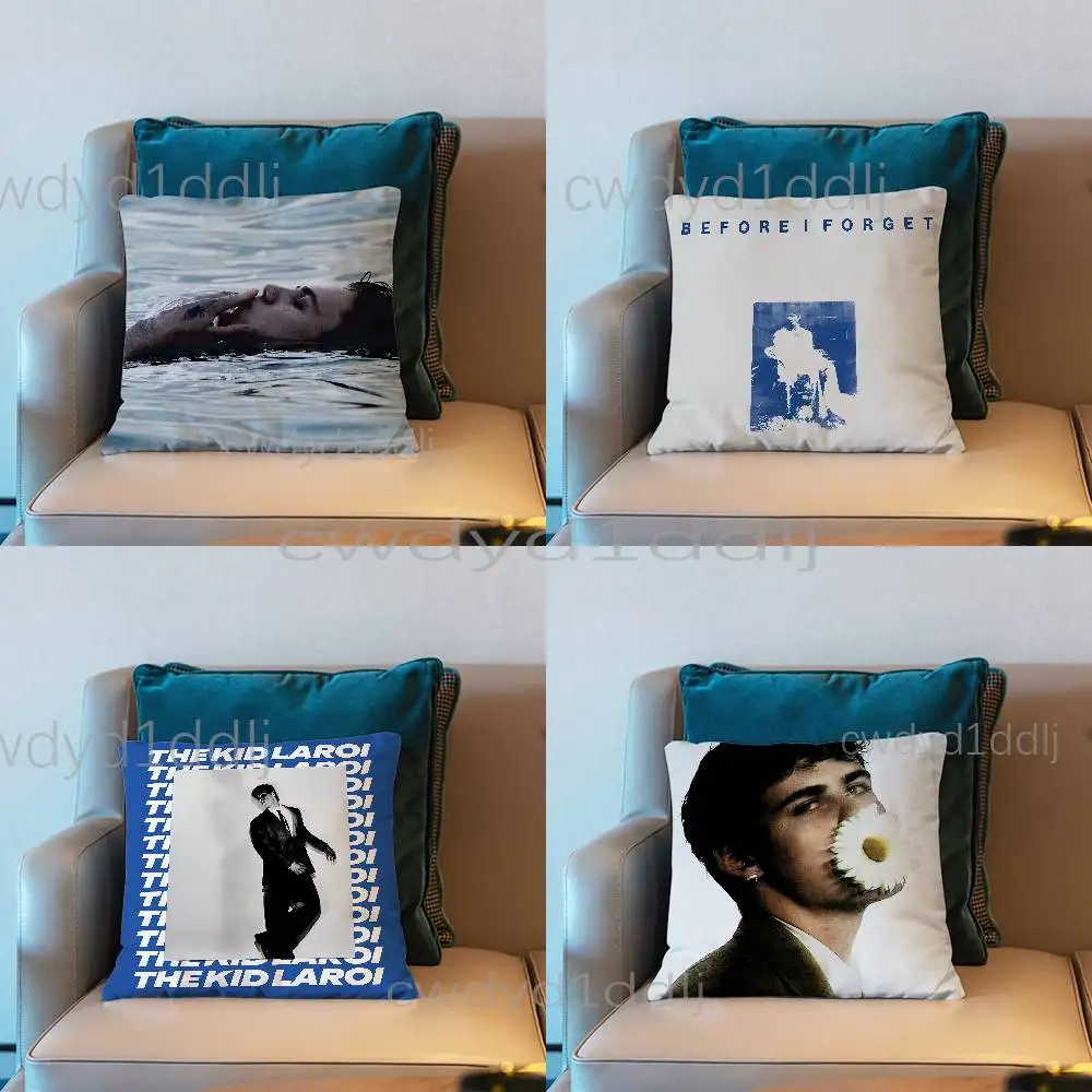

The Kid L-Laroi Before I Forget Pillow Case Short Plush Sofa Decorative Gift Home Double-sided Printing Cushio