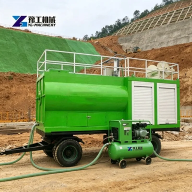 Multi-Function Hydroseeder Machine Agricultural Grass Seeds Spray Seeding Equipment for Landscaping Greening Projects