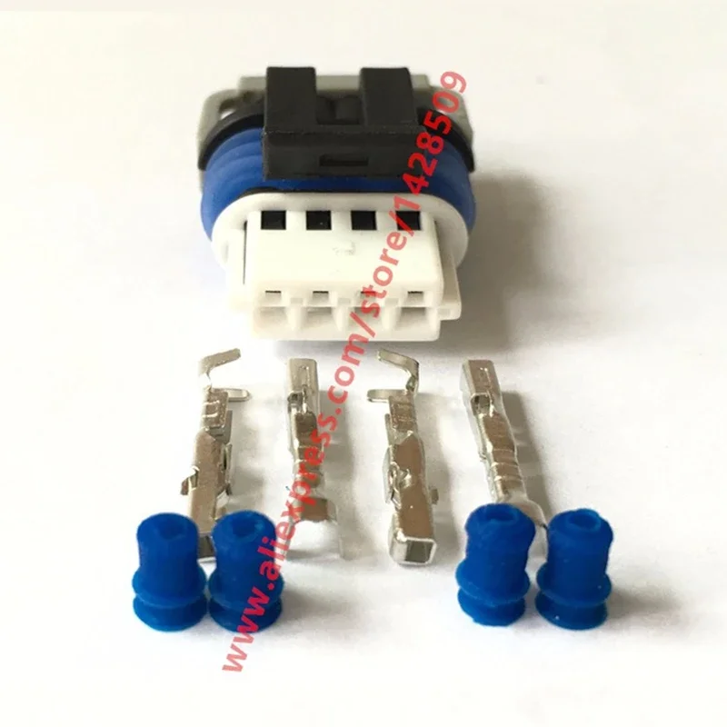 1 Pcs 4 Pin 15439568 15413116 Intake Air Temperature Pressure Sensor Plug Waterproof Wiring Electrical Cable Harness Connector